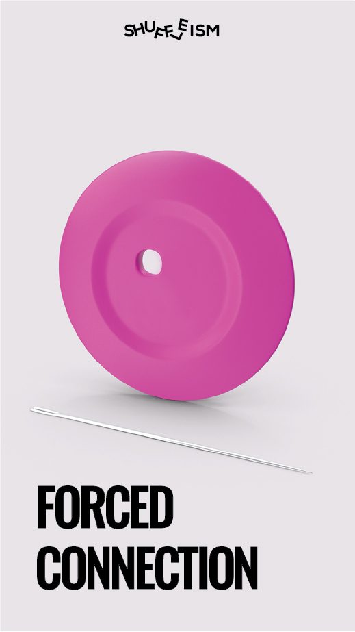 Shuffleism poster — FORCED CONNECTION